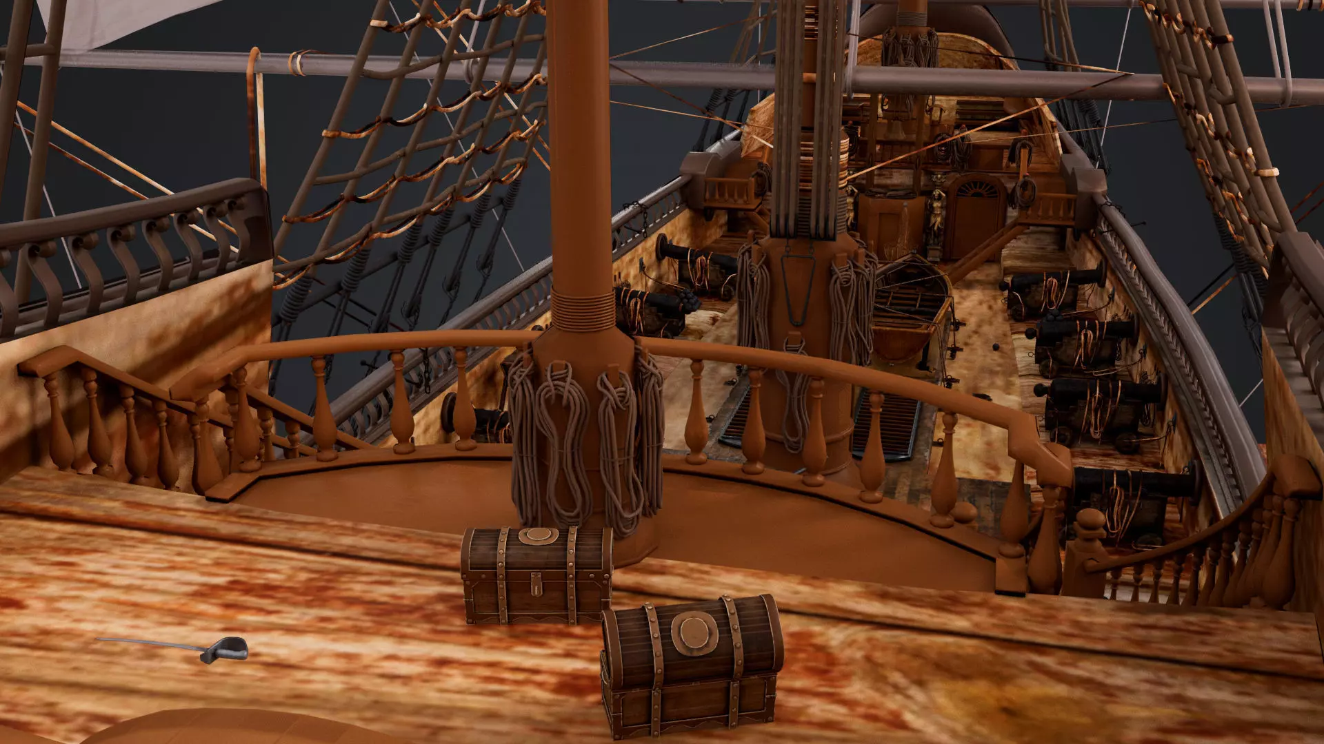 Pirate Collection Low-poly 3D model_49