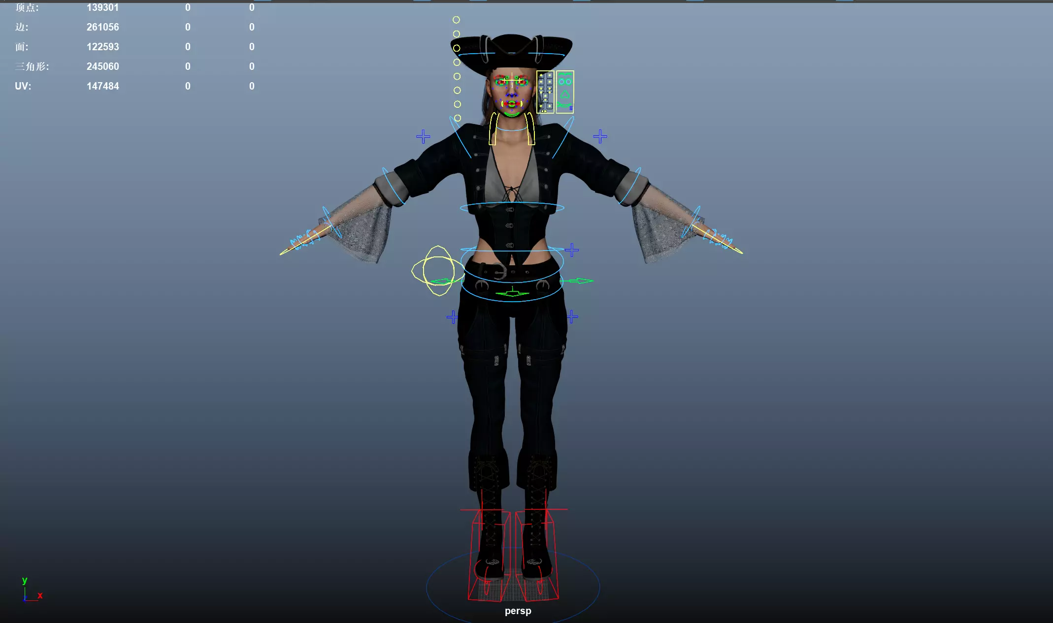 Pirate Collection Low-poly 3D model_50