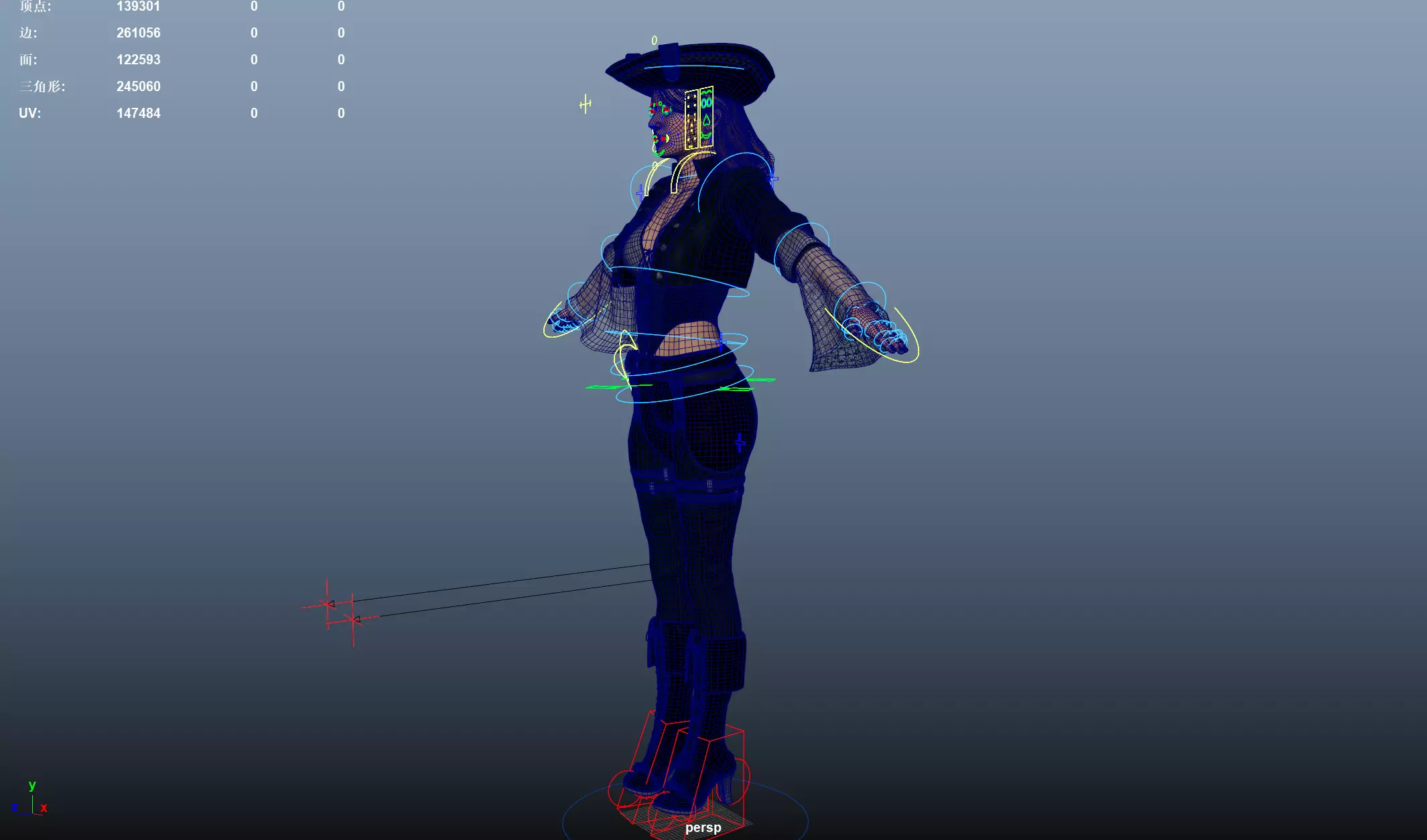 Pirate Collection Low-poly 3D model_53