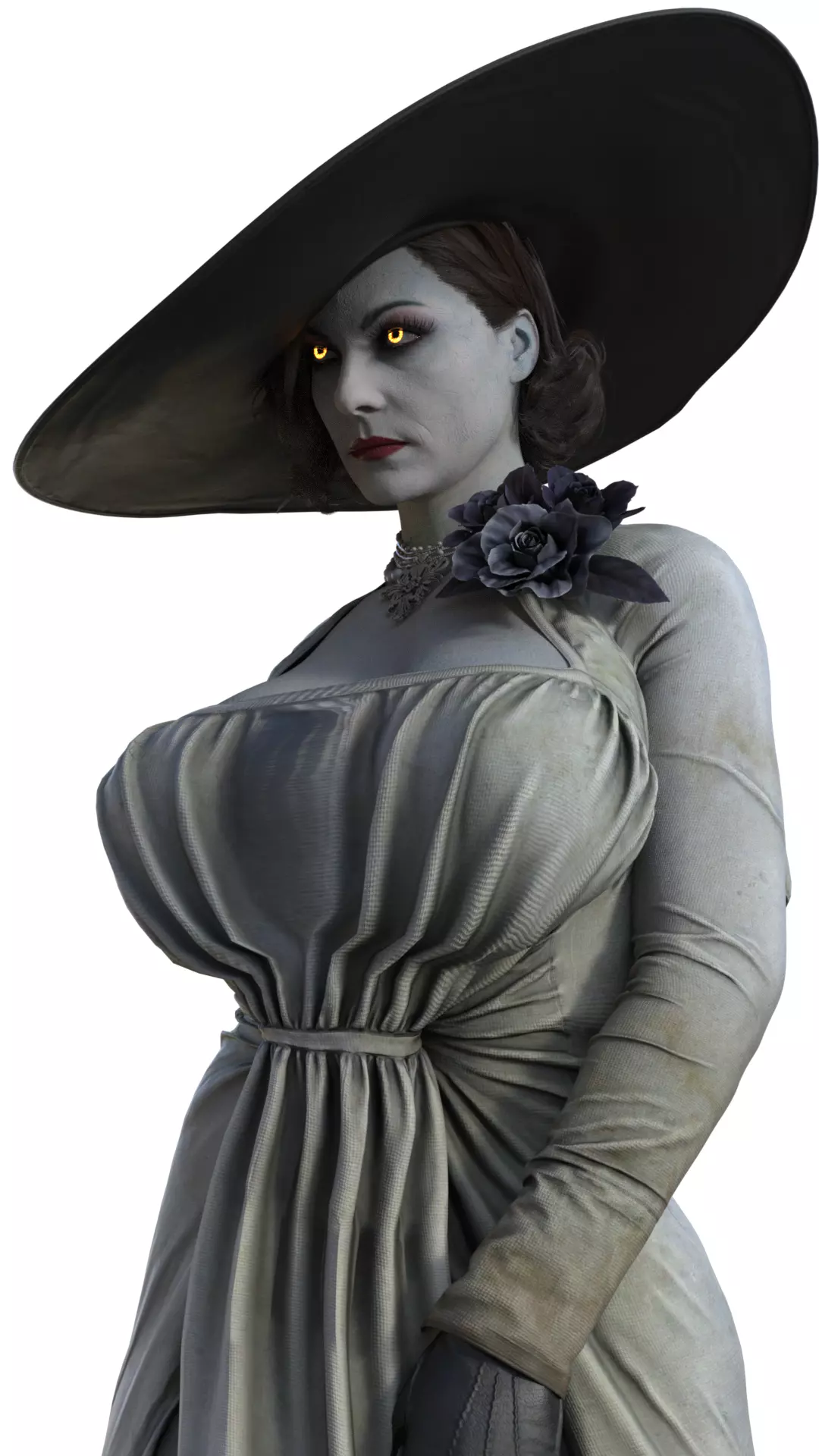 The Shadowy Elegance of Lady Dimitrescu 3D print model_0