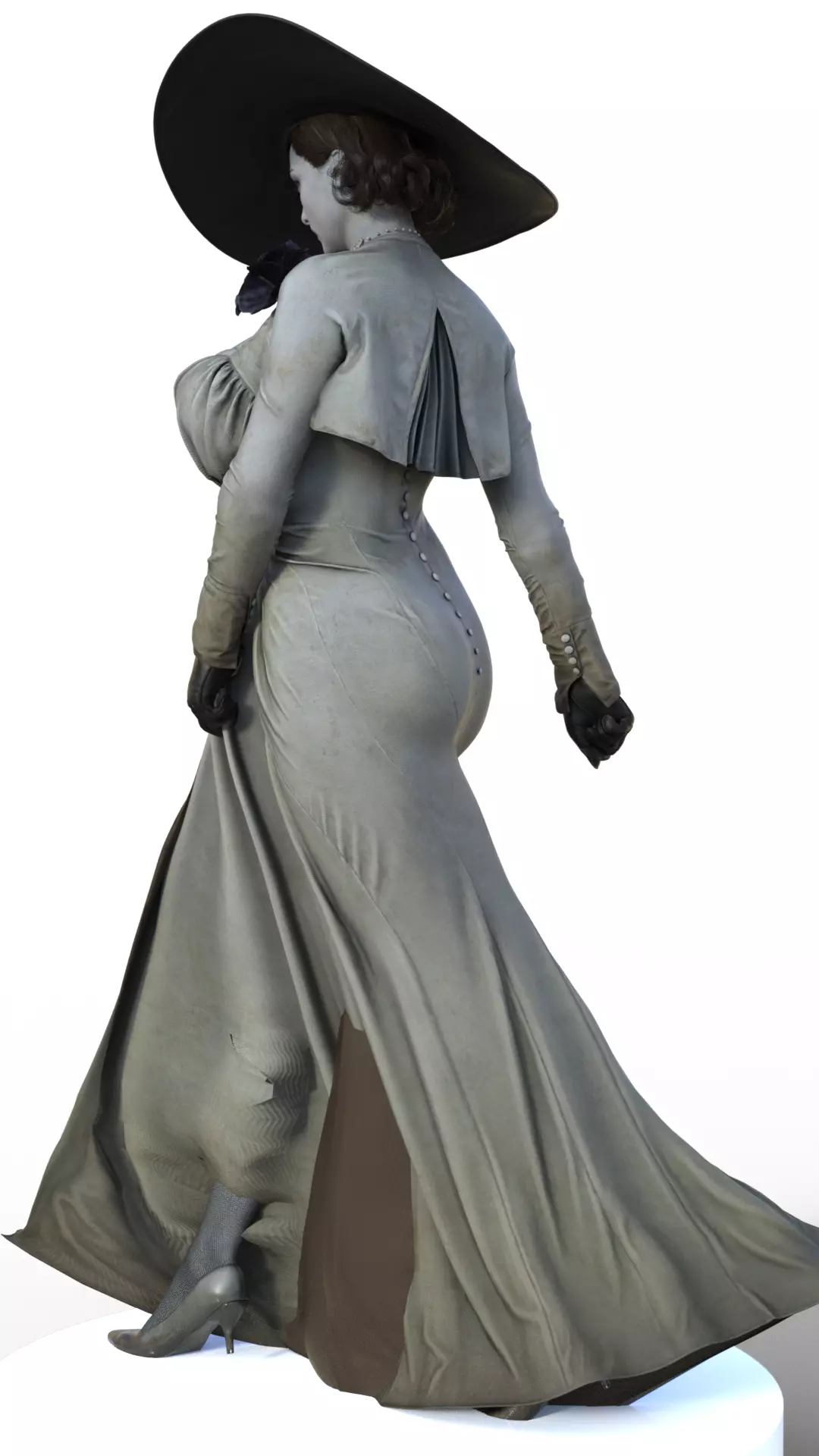 The Shadowy Elegance of Lady Dimitrescu 3D print model_2