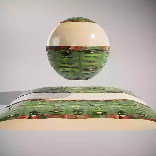 Cactus Green Spiky HQ PBR Textures Set