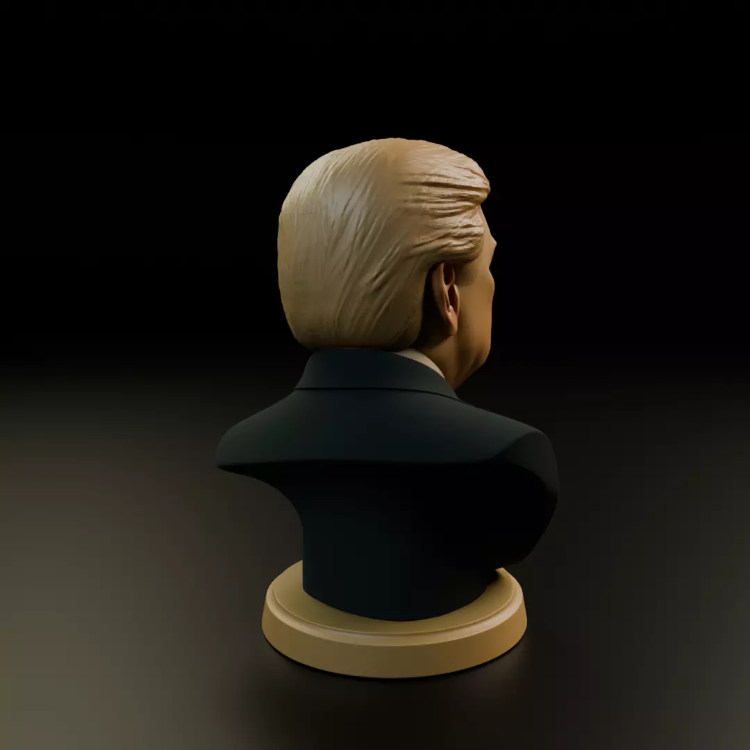 Donald Trump bust 3D print model_14