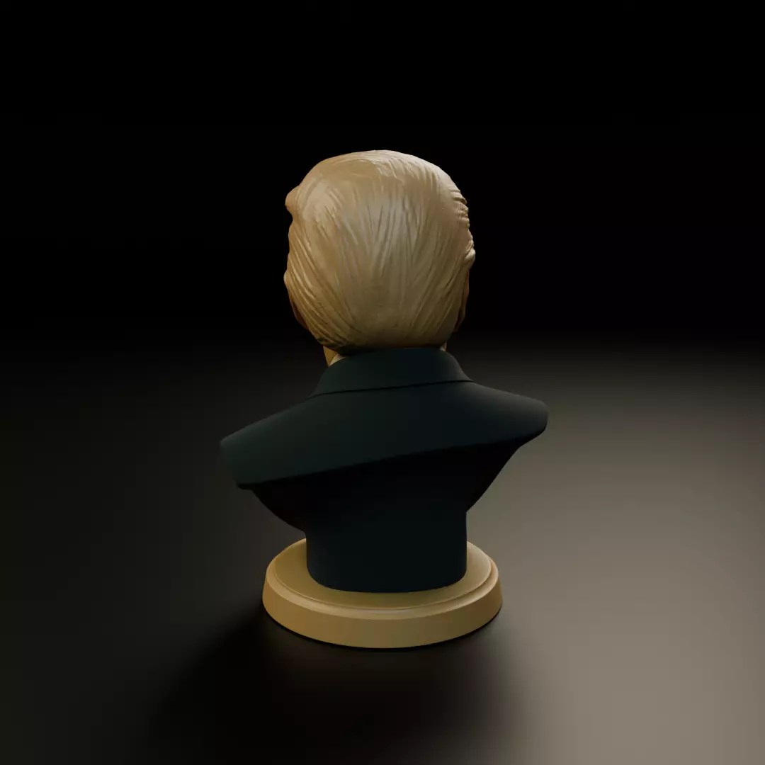 Donald Trump bust 3D print model_6