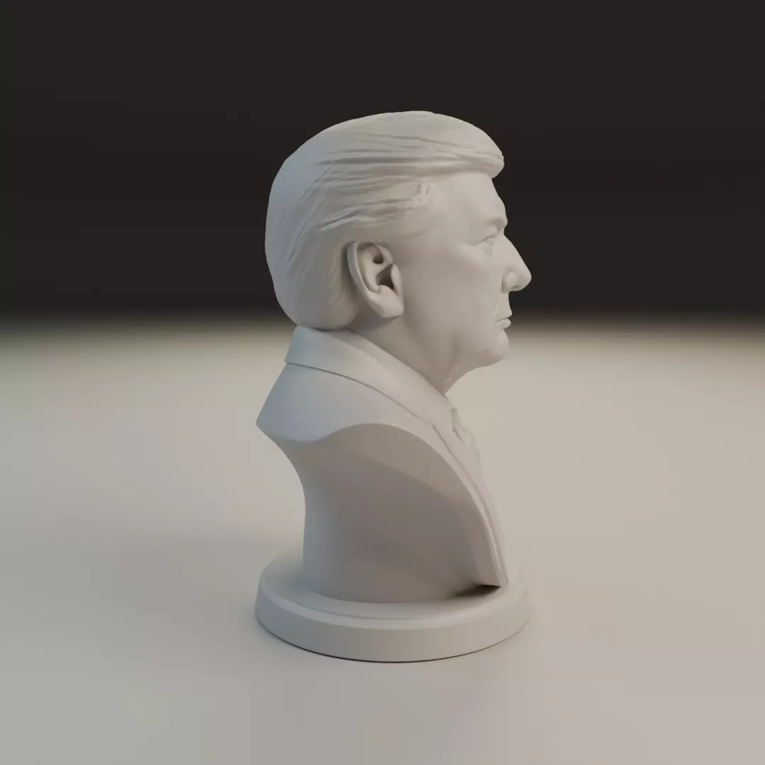 Donald Trump bust 3D print model_1
