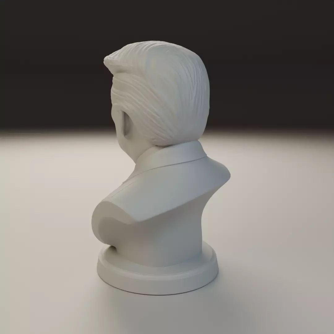 Donald Trump bust 3D print model_7