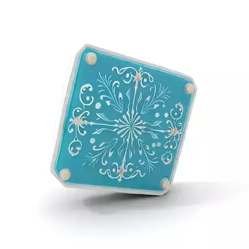 Turquoise Mandala Lid model pack