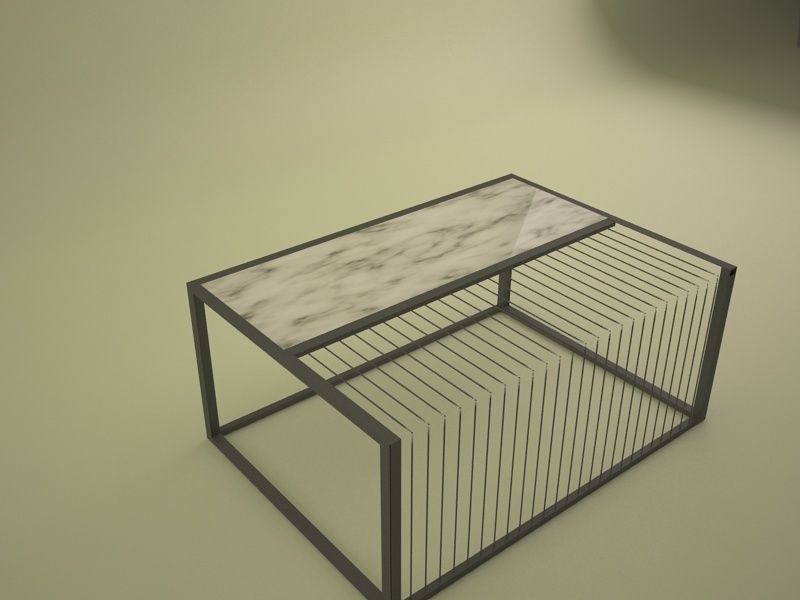 GRILL Coffee Table Free 3D model_1