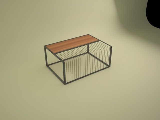 GRILL Coffee Table Free 3D model_3