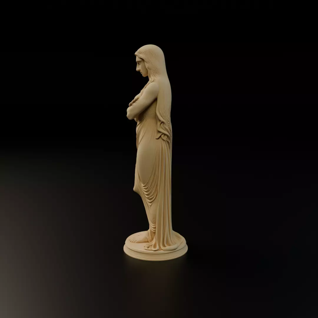 statue 3D print model_3