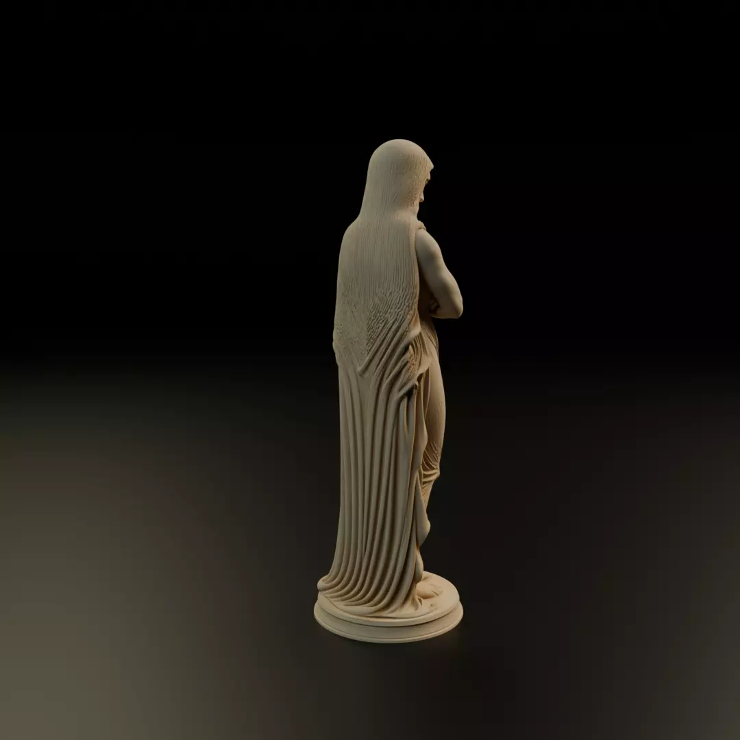 statue 3D print model_13