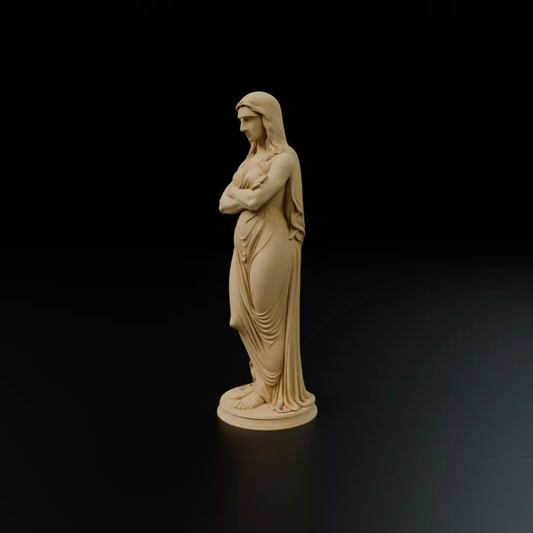 statue 3D print model_9