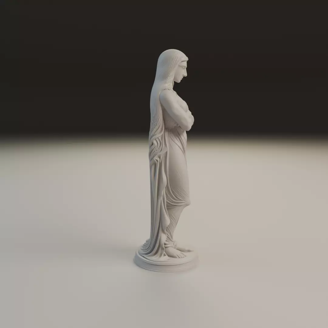 statue 3D print model_2