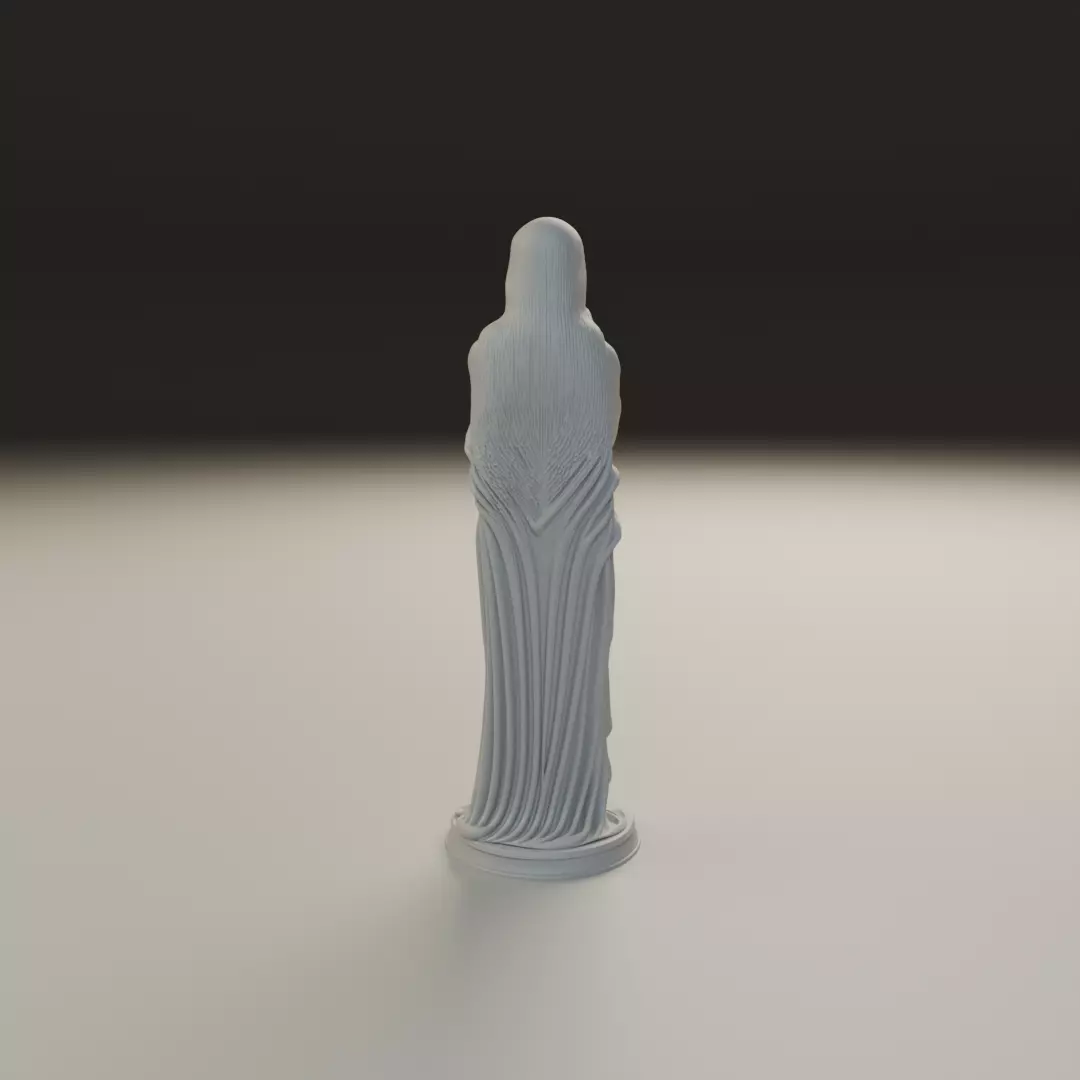 statue 3D print model_6