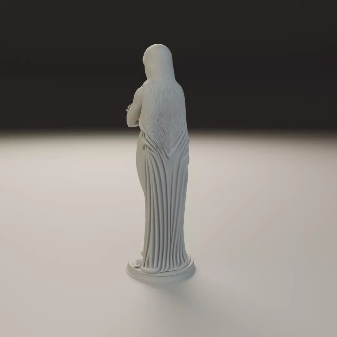 statue 3D print model_8