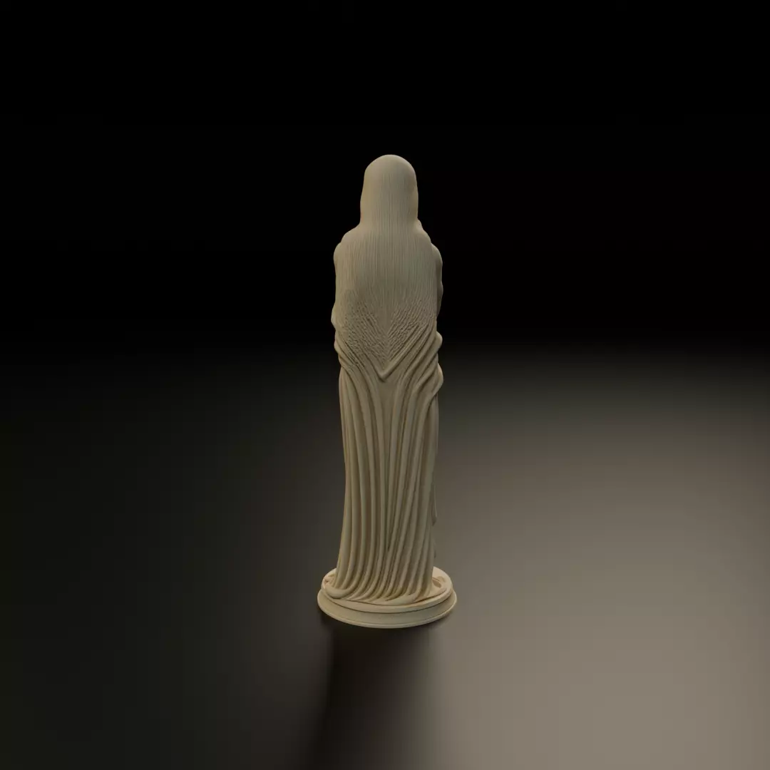 statue 3D print model_5