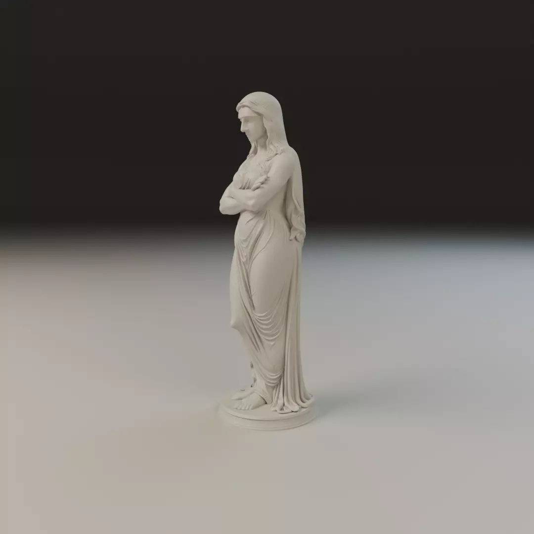statue 3D print model_10