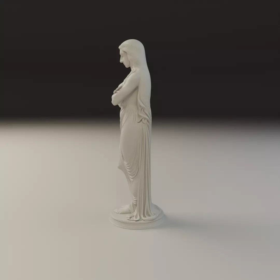 statue 3D print model_4