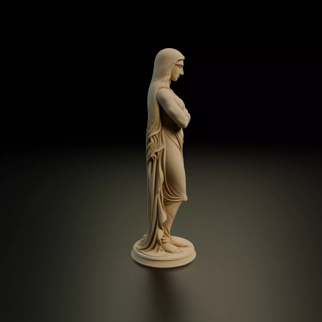 statue 3D print model_1