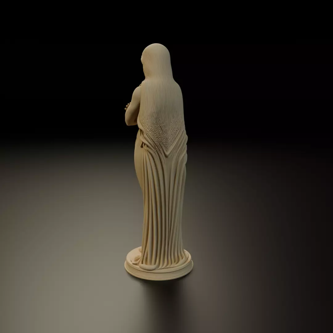statue 3D print model_7