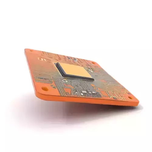Copper Circuit Board model pack Low-poly 3D model