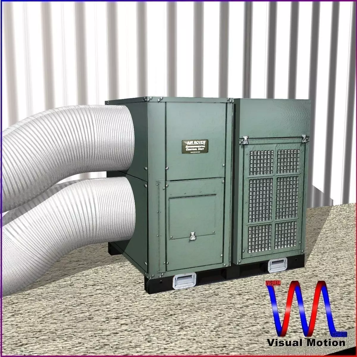 HVAC Air Rover Unit Low-poly 3D model