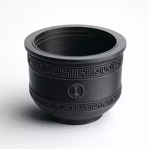 Modern 3D Printed Minimalist Vornio Style Plant Pot Holder