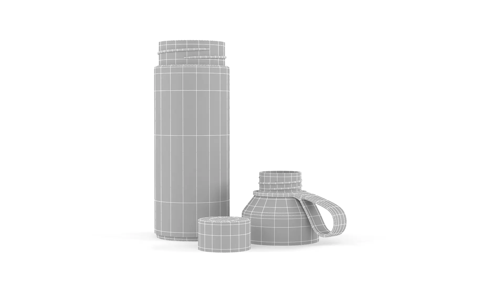 Water Bottle 3D model_9
