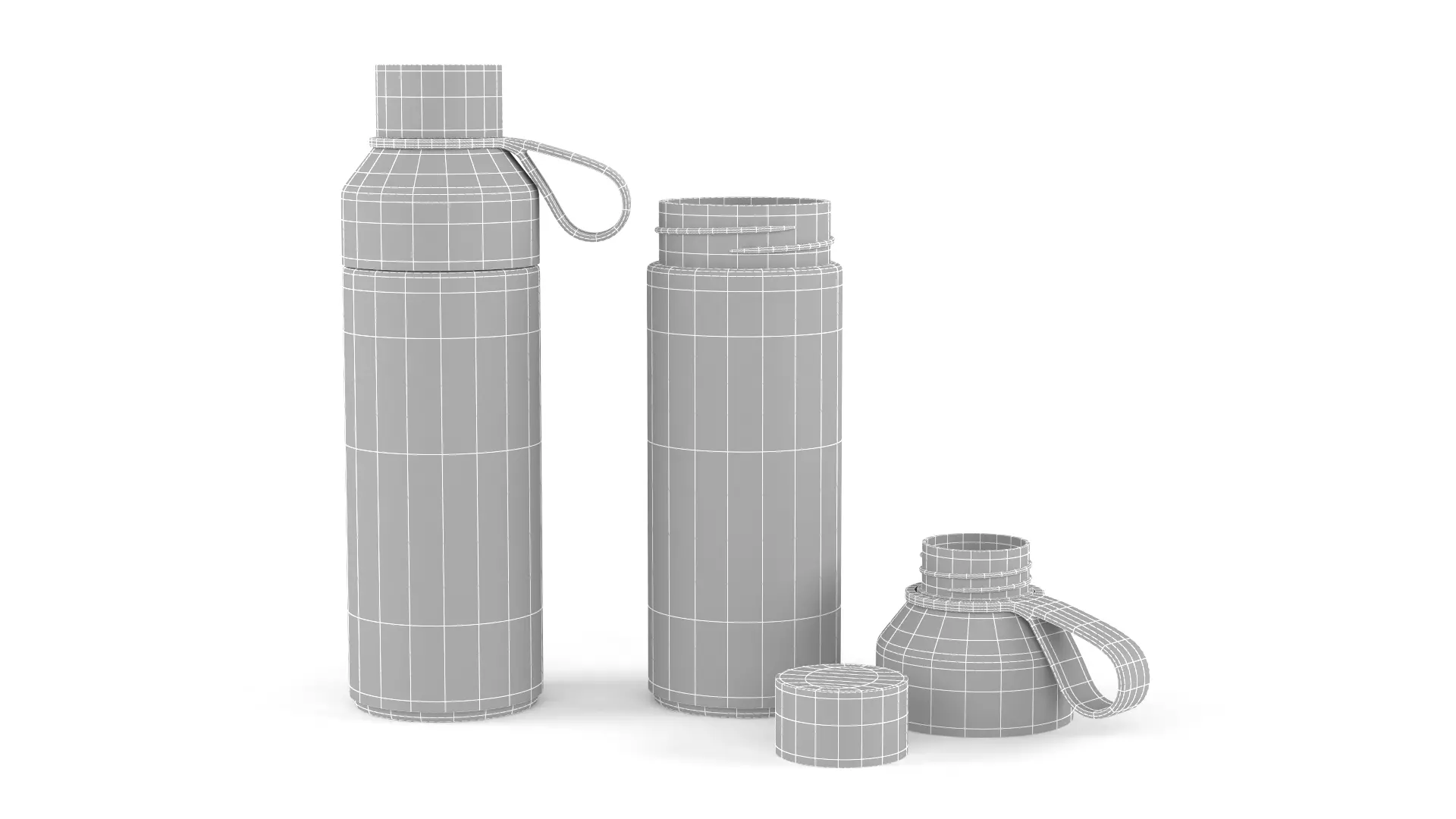 Water Bottle 3D model_6