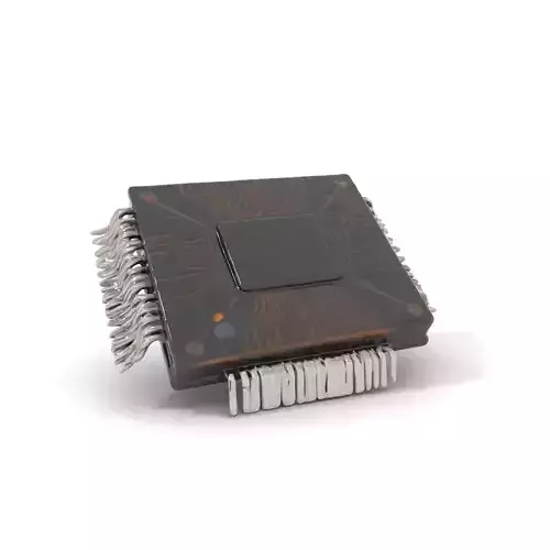 Complex Circuit Chip model pack Low-poly 3D model