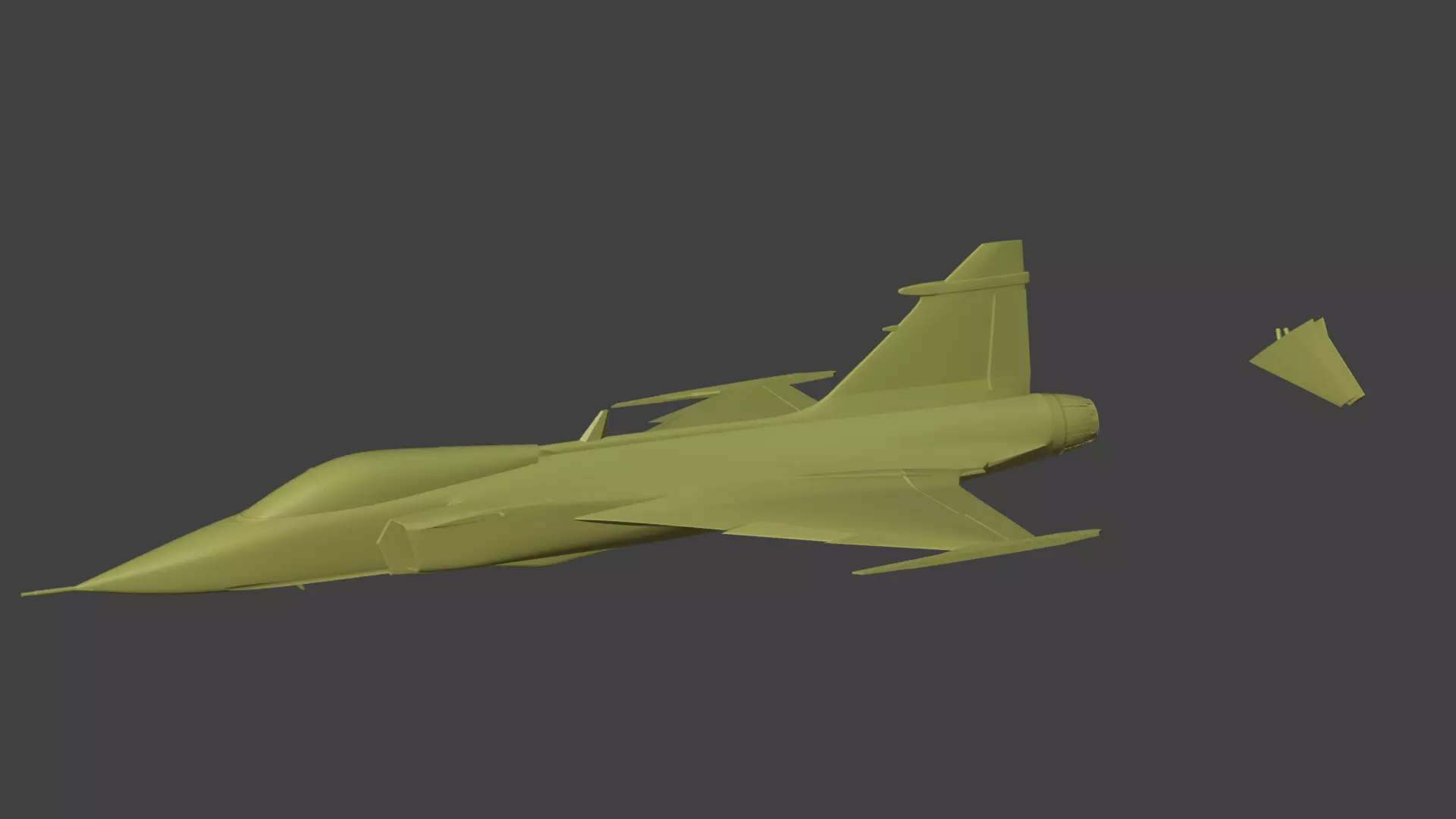 JAS 39 Gripen 3D print model_8