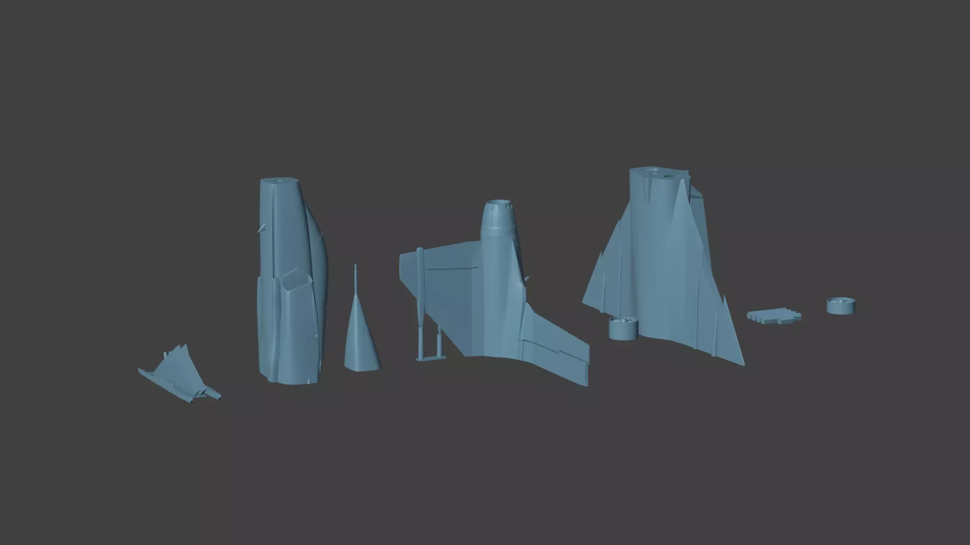 JAS 39 Gripen 3D print model_4