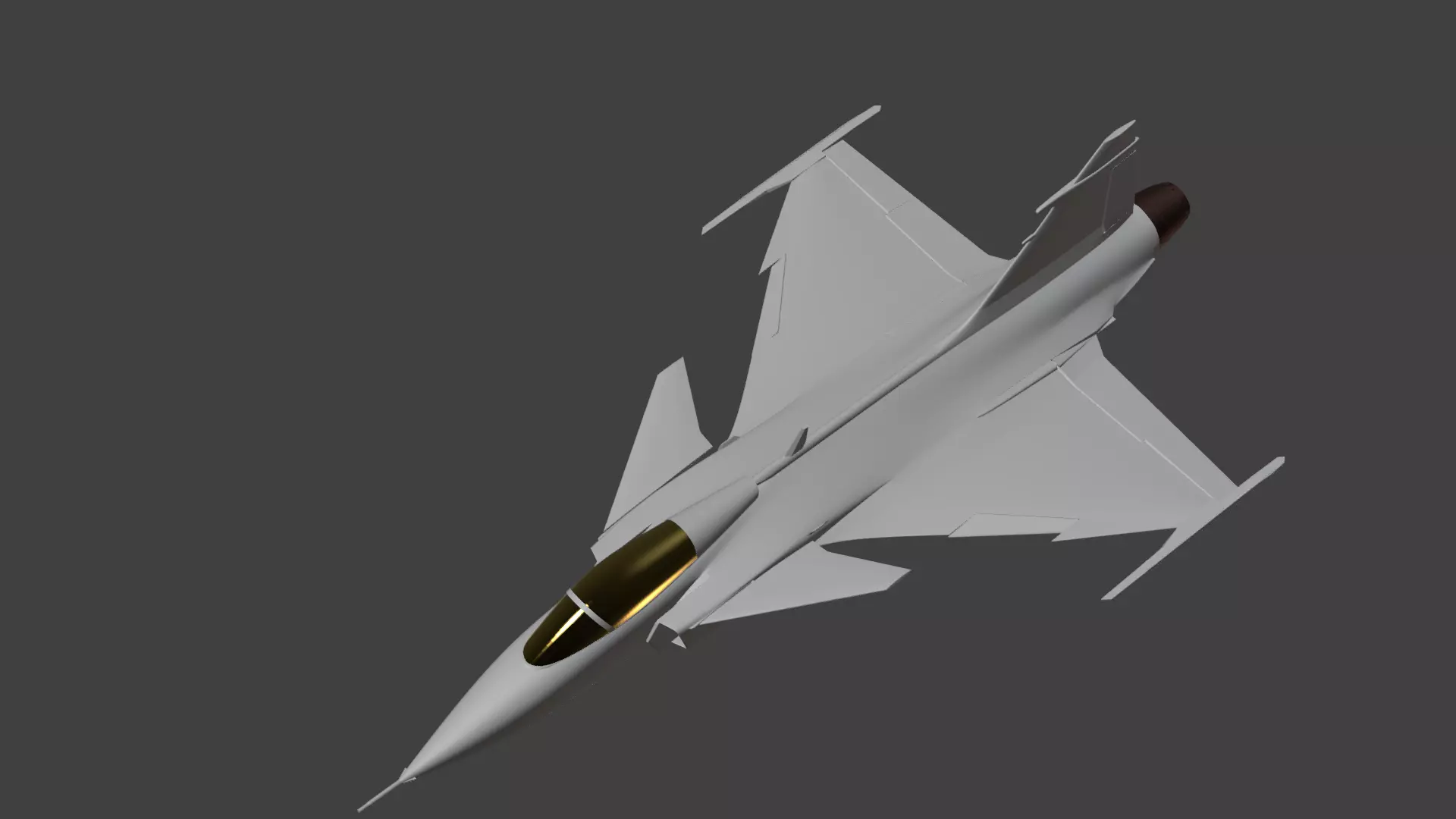 JAS 39 Gripen 3D print model_1