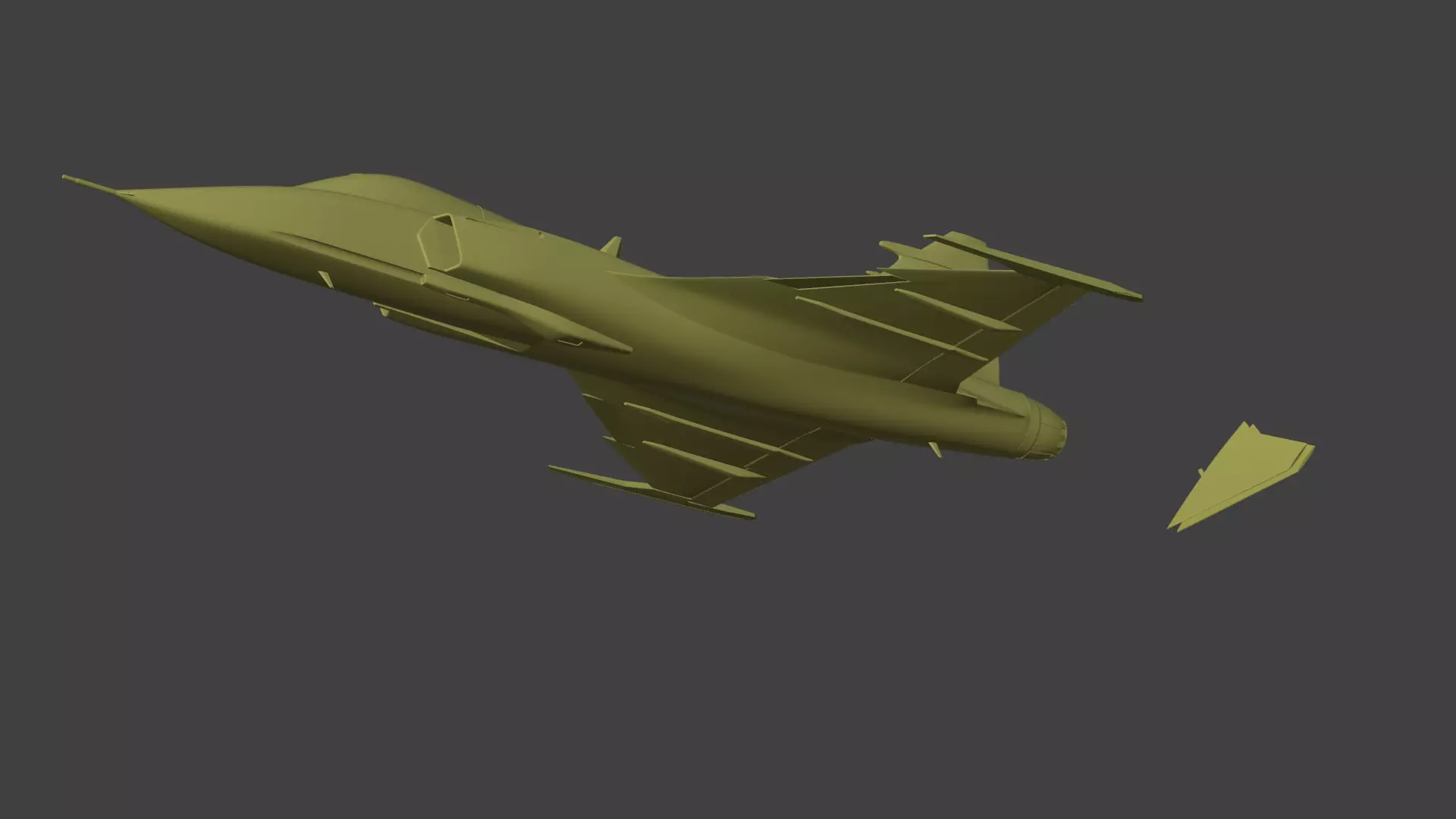 JAS 39 Gripen 3D print model_9