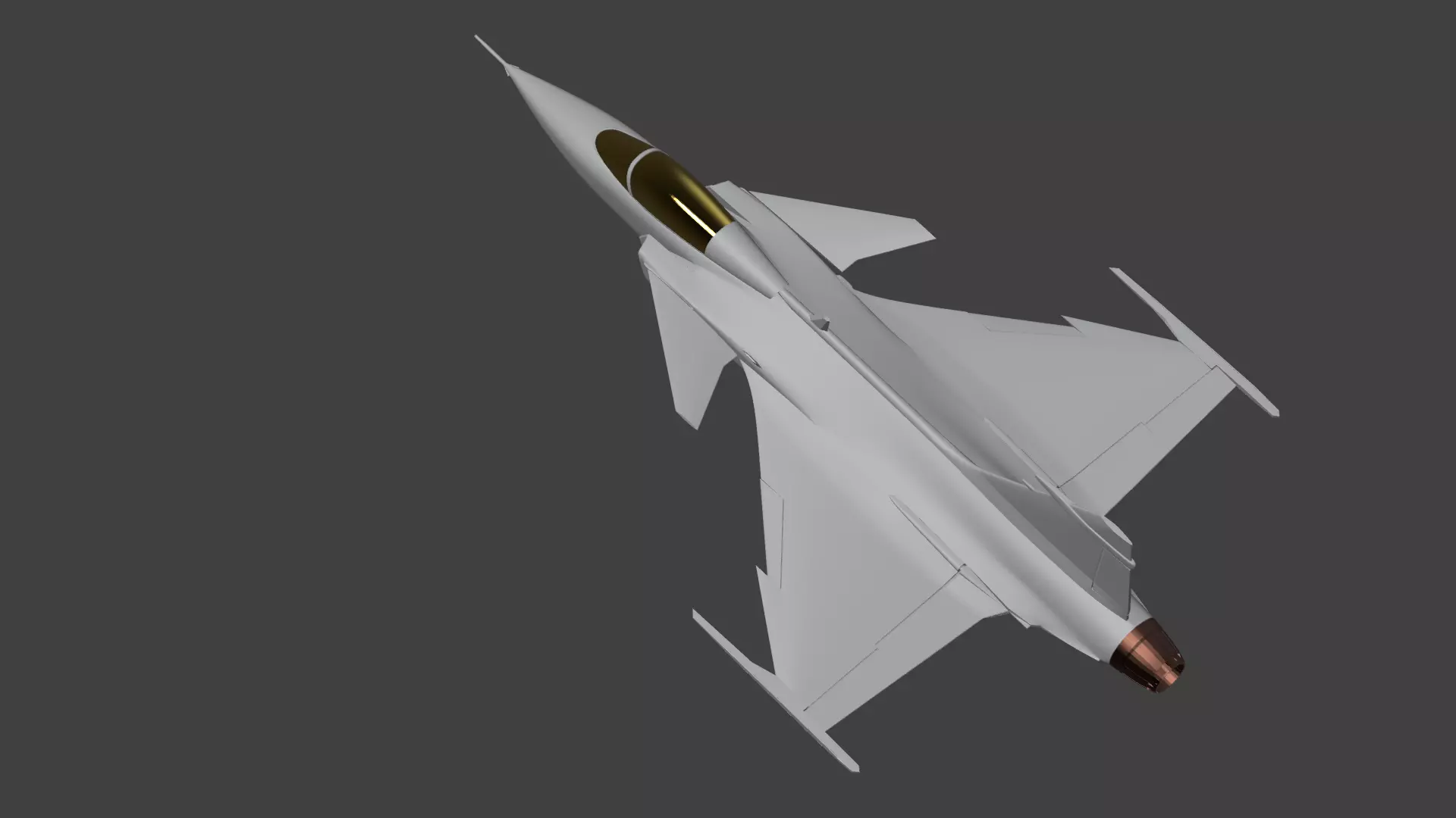 JAS 39 Gripen 3D print model_3