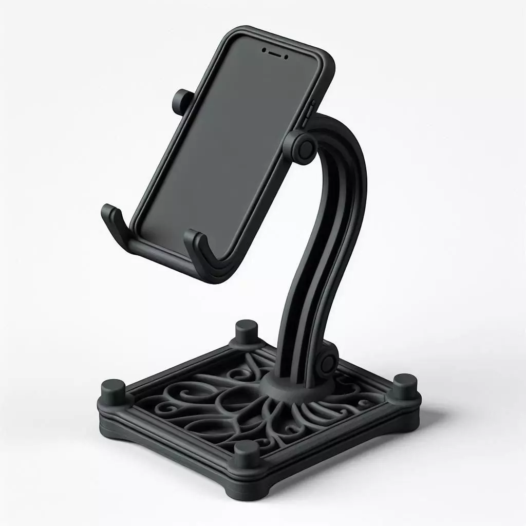 Non Adjustable Mobile Stand Fix Model 3D print model