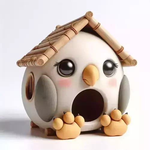 Parrot Shape Holder 3D Model