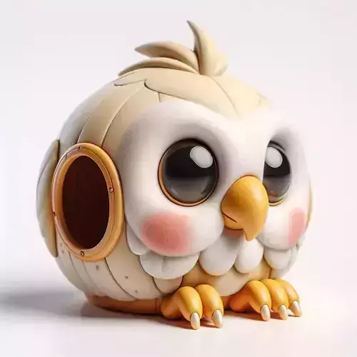 Parrot Shape Holder 3D Model