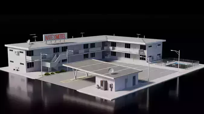 Motel Building House