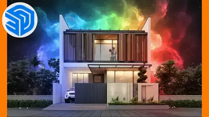 Sketchup House Modeling for Beginners Exercise FIle