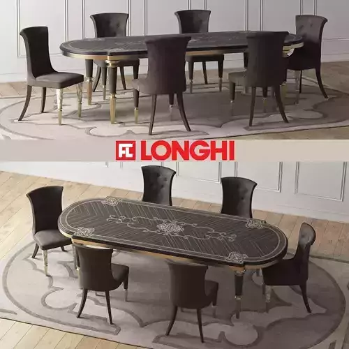 LAYTON Wooden Table with MARION Chairs 