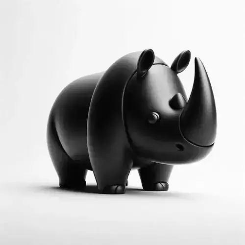 Long-Horned Hip Animal 3D Model