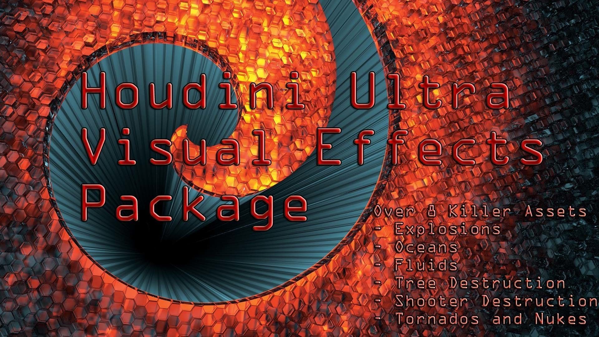 Houdini Ultra Fx Package - All Assets Low-poly 3D model_47