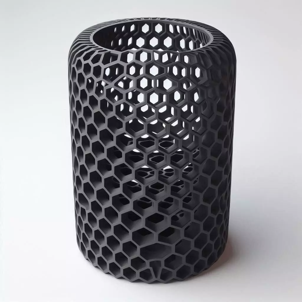 Voronoi Style Vase 3D Printable Model 3D print model