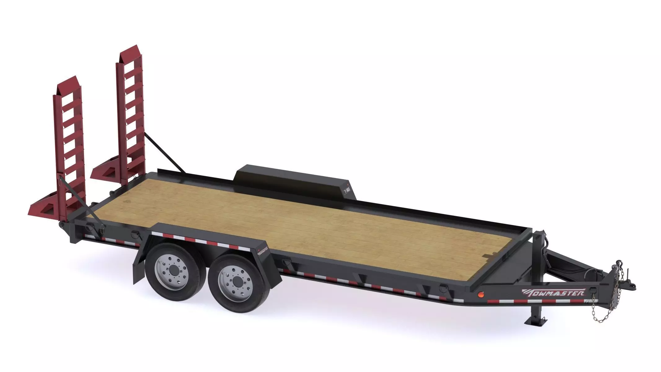 Towmaster T-16D Drop Deck trailer 3D model_6