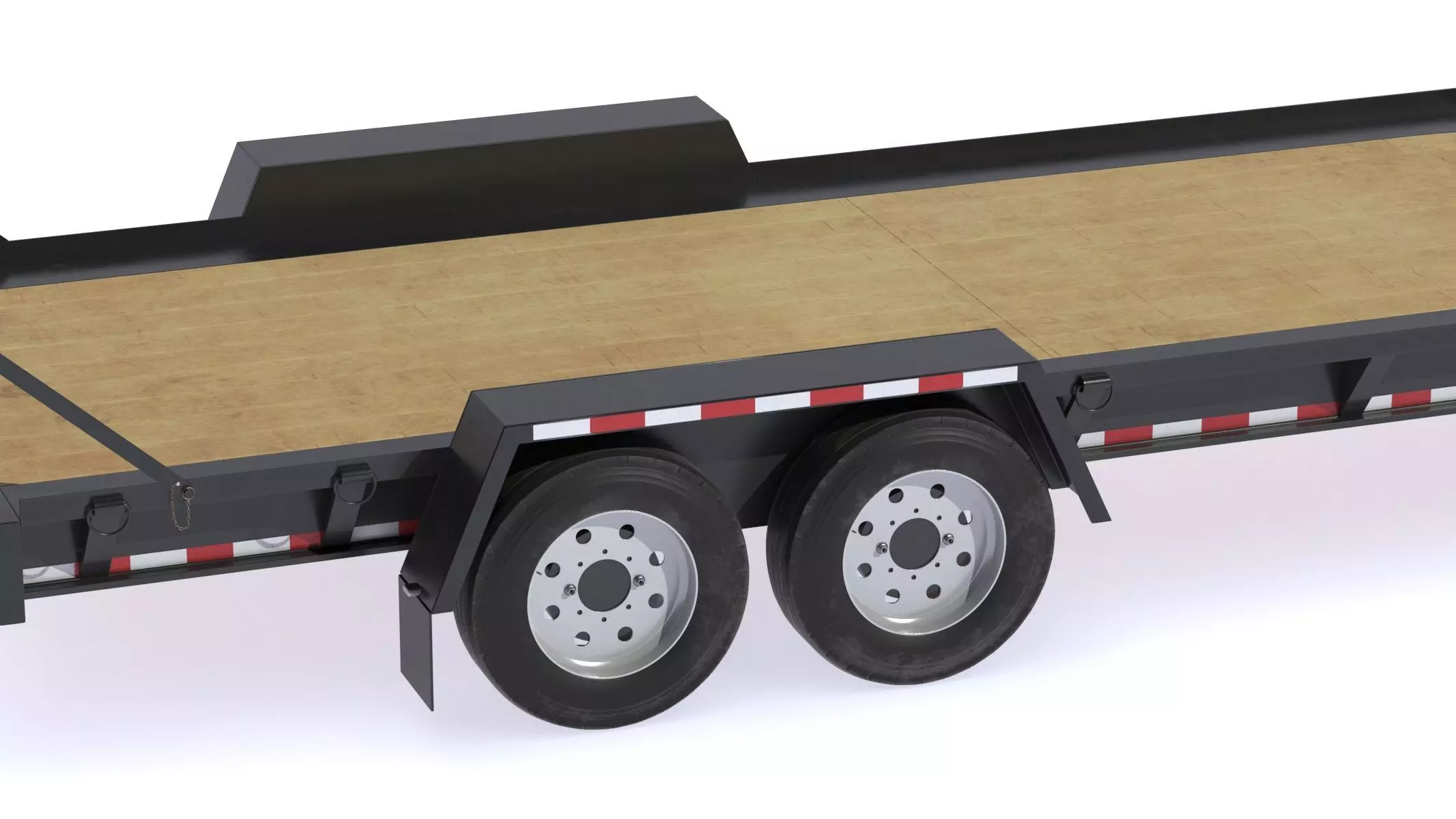 Towmaster T-16D Drop Deck trailer 3D model_8