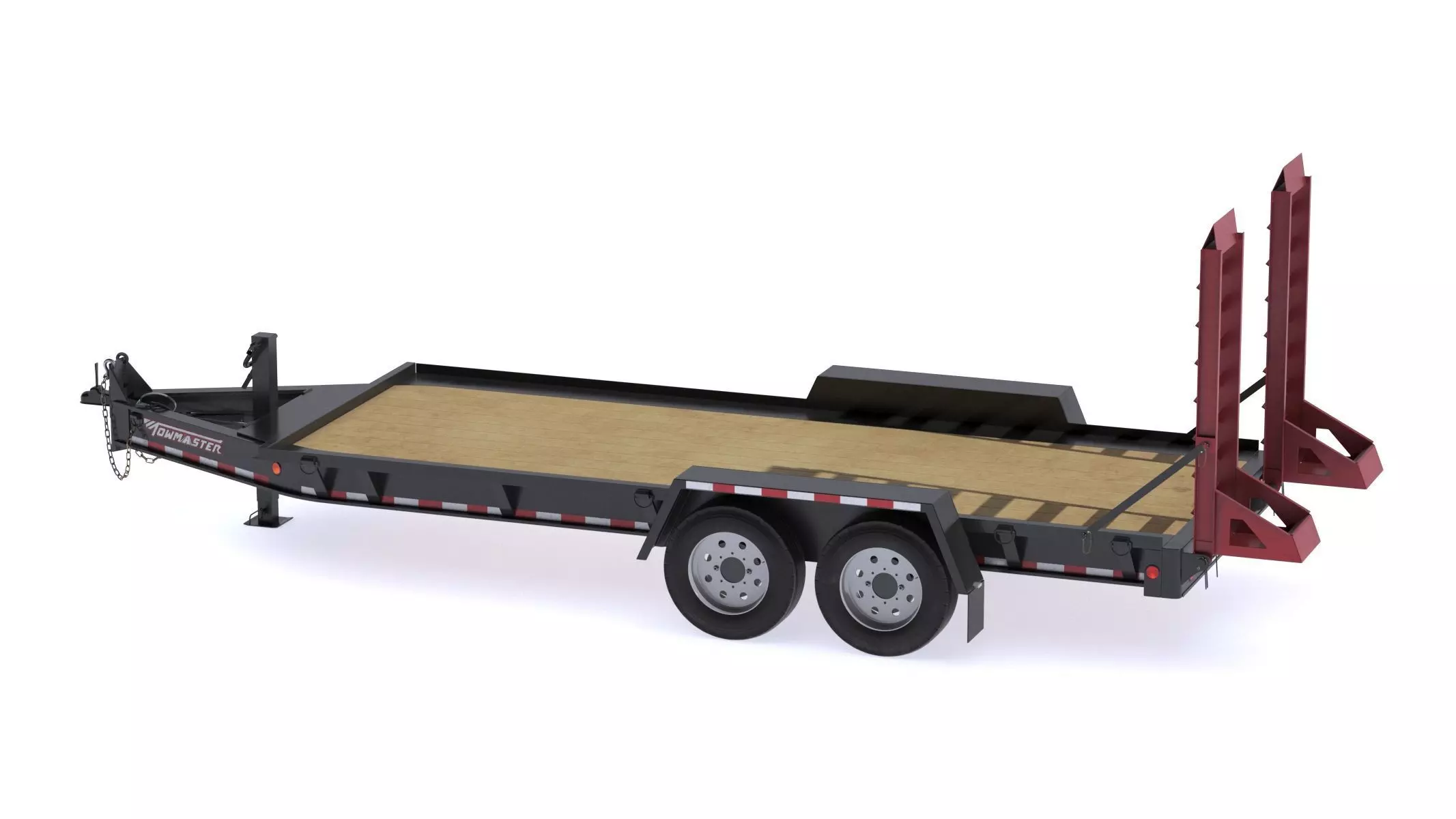 Towmaster T-16D Drop Deck trailer 3D model_3