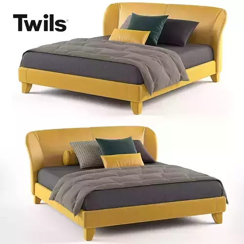 Bed Carnaby 3D model
