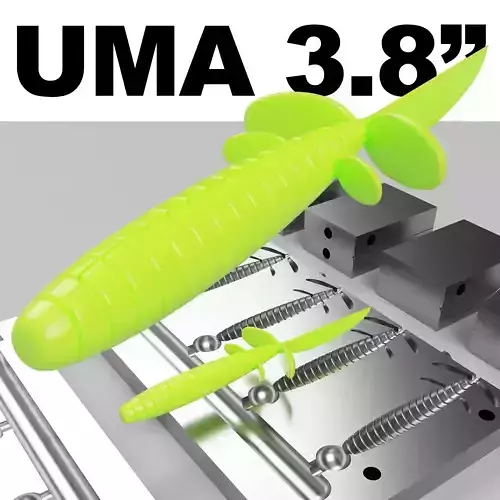 MOLD UMA  STL STEP FILE FOR CNC AND 3D PRINT