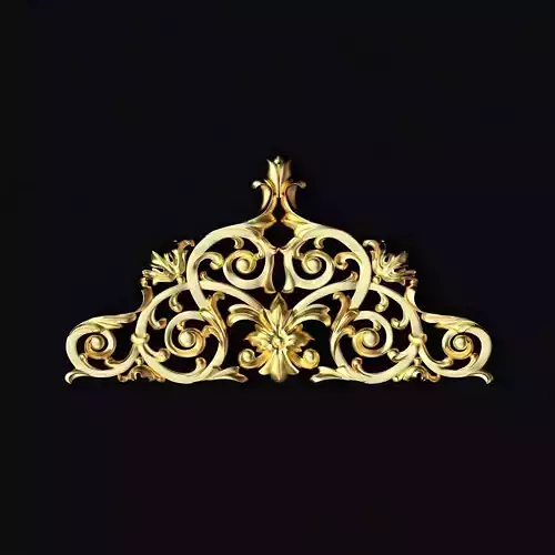 Central decor ornament for furniture